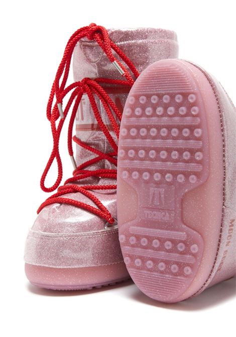 Stivali da neve Icon Glitter in rosa Moon boot kids - bambini MOON BOOT KIDS | 80D3400290KJ001